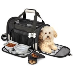 Mobile Dog Gear Pet Carrier Plus, 17″H, Black