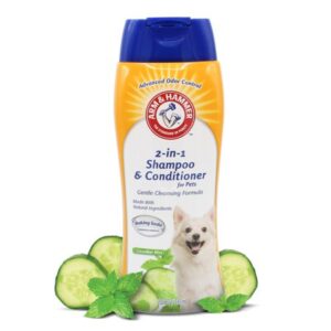 A&H 2-1 Shmpo & Cond for Dogs, Dog Shmpo & Cond in One, Cucumber Mint