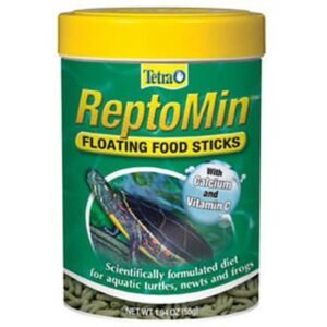 Tetra ReptoMin Floating Multicolor Food Sticks 1.94 Ounces, for Aquatic Turtles, Newts and Frogs