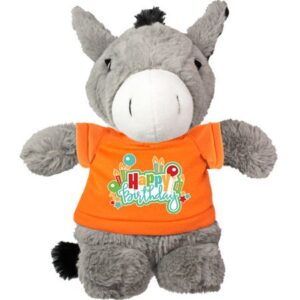 Wishpets Stuffed Animal Plush 8″ Happy Birthday Donkey