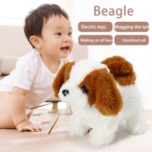 New Smart Dog Plush Toy Electric Plush Robot Dog Toddler Toy For Christmas Gift