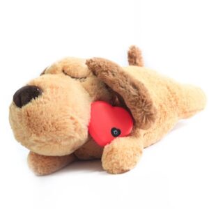 Anxious pets accompany sleeping toys for dogs with peace of mind Puppy Toy with Heartbeat Puppies Separation Anxiety Dog Toy Soft Plush Sleeping Buddy Behavioral Aid Toy