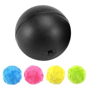 Pet Toy Rolling Moving Floor Clean With Plush Cover Magic Roller Ball Dogs Cats