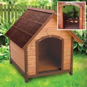 Ware Premium A-Frame Dog House with FREE Dog Door