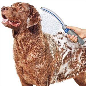 Waterpik Pet Wand PRO Dog Shower Attachment, 13″ Grey PPR-252E