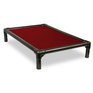 Kuranda Orthopedic Chewproof Elevated Dog Bed – Indoor – Walnut PVC Frame