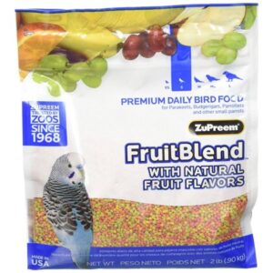 Zupreem FruitBlend with Natural Flavors Small Breed Dry Bird Food, 2 Lb