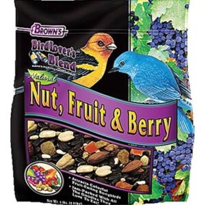 Bird Lover’s Blend Nuts Bird Food, Fruit & Berries, 5 lb. Bag