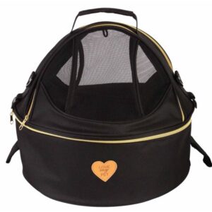 Pet Life ‘Air-Venture’ Dual-Zip Airline Approved Panoramic Circular Travel Pet Dog Carrier