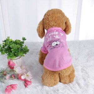 Pet T Shirt Spring Summer Dog Puppy Small Pet Cat Apparel Clothes Costume Vest #8 Stripe Style, M