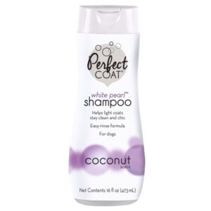 Perfect Coat white pearl coconut scented dog shampoo, 16-oz bottle