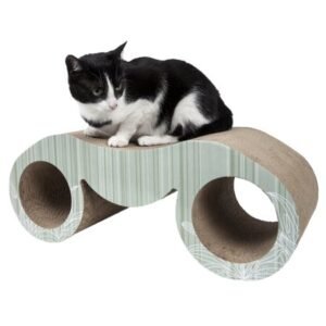 Pet Life Binocular Ultra Premium Modern Exquisite Contoured Cat Scratcher