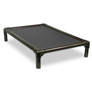 Kuranda Orthopedic Chewproof Elevated Dog Bed, Indoor, Walnut PVC Frame