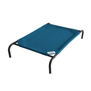 The Original Coolaroo Elevated Pet Dog Bed for Indoors & Outdoors, Large, Turquoise