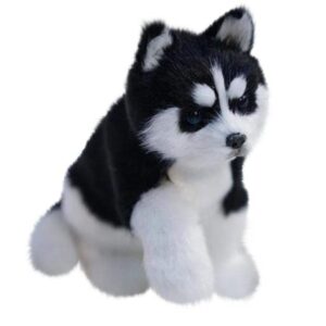 Baofu Hus ky Dog Toys Plush Toys Simulation Animal Models Children’s Gifts