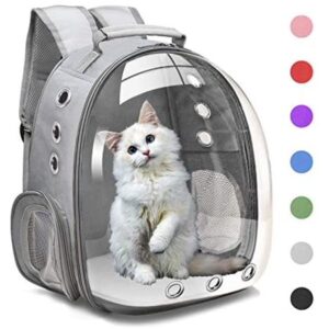 Longrv Cat Carrier Backpack for Small Dogs, Airline Approved, Black, Gray, Pink, Blue and Green