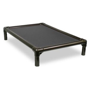 Kuranda Orthopedic Chewproof Elevated Dog Bed – Indoor – Walnut PVC Frame