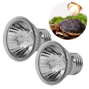 Keenso 75W Heating Light Bulb Aquarium Lamp for Pet Reptile Turtles, Reptile Heating Light, Aquarium Heating Light，For Turtle & Aquatic Reptile Habitat