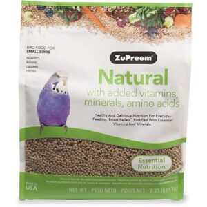 Zupreem Natural Small Bird Recipe Dry Bird Food, 2.25 Lb