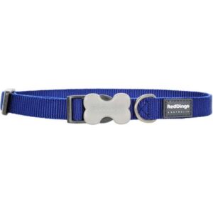 Red Dingo Classic Dark Blue Dog Collar, Small