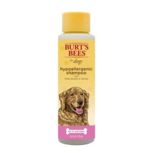 Burt’s Bees Natural Pet Care Hypoallergenic Dog Shampoo with Shea Butter and Honey, 16 oz.