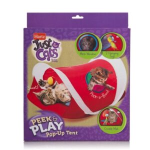 Hartz Just For Cats Peek and Play Pop-Up Tent Cat Toy