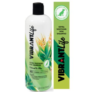 Vibrant Life Extra Soothing Dog Shampoo, Oatmeal & Aloe, 24 fl oz.