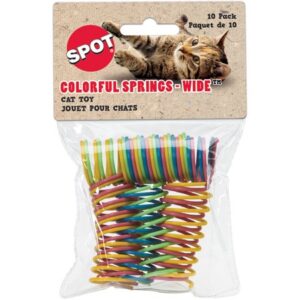 Spot Wide Colorful Springs Cat Toy