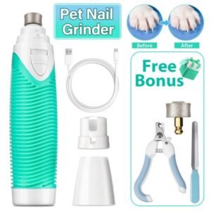 Dog Clipper, Professional Dog Grooming Pet Hair Trimmer for Small Medium Large and Cats Rechargeable Cordless, Low Noise Pet Grooming Clipper Trimmer Kit with LED Screen