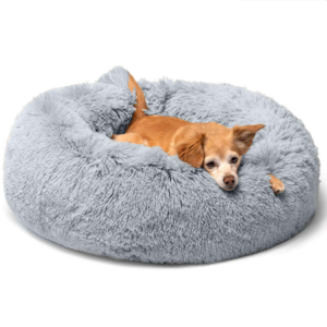 Anti-Anxiety Dog & Cat Bed, JINJIU Warm Soft Pet Bed, Round Nest Sleeping Bed