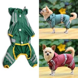 Dog Raincoat Waterproof Rain Coat Clothes for Dogs Outdoor Walking Pets Rainy Wearing Clothing Hoodie Apparel