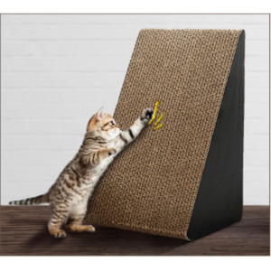 Cat Scratcher Cardboard Cat Scratch Pad with Extra Scratch Textures Design