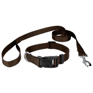 Country Brook Design® Deluxe Nylon Dog Collar and Leash