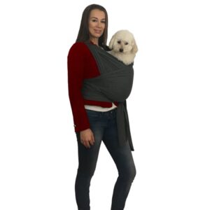 Puppy Pouch Pet Carrier Sling | Front | Adjustable Hands Free Front Facing Dog Pouch | Relieves your Pet’s Anxiety and Stress