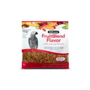 ZuPreem® FruitBlend® Flavor with Natural Flavors | Daily Bird Food for Parrots & Conures | 12 lb