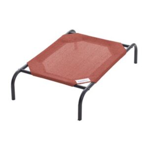 The Original Coolaroo Elevated Pet Dog Bed for Indoors & Outdoors, Small, Terracotta