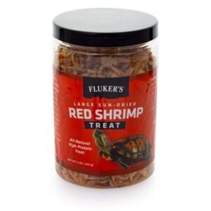 Fluker Labs 091197720529 5 oz Sun-Dried Large Red Shrimp Reptile Treat