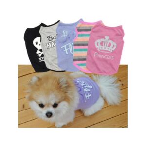 Funcee Small Pet Dog Cat Summer Shirts Vest Clothes Puppy T-Shirt Coat Pet Apparel