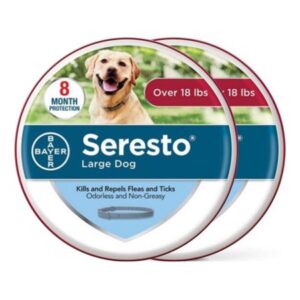 seresto_dog_flea collar for Large dog collar Dogs 8 Month Pack of 2