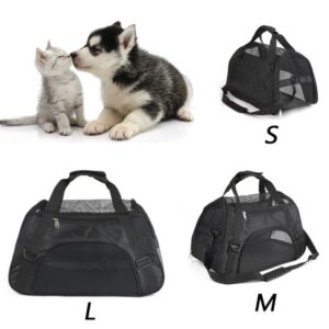 Small Cat / Dog Pet Carrier Soft Sided Comfort Bag Travel Case Airline Approved