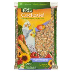 Wild Harvest Cockatiel Advanced Nutrition Diet Blend, 8 lb