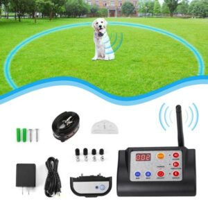 Wireless Electric Dog Fence Pet Containment System Shock Collar For 1/2/3 Dog US