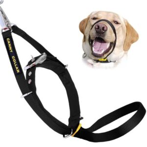 Canny Collar – No Pull Dog Head Training Collar, Black Size 3, 13-15″