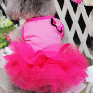 Dog dress Wholesales Cute Pet Dog Tutu Dress Lace Dress Cat Princess Clothes Party Dress