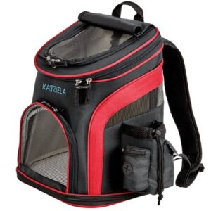 Katziela Pet Carrier Backpack, Red