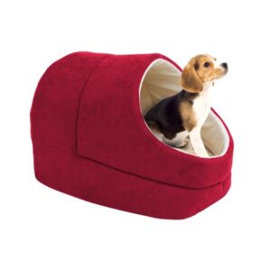 GOOPAWS Cat Cave for Cat and Warming Burrow Cat Bed, Pet Hideway Sleeping Cuddle Cave