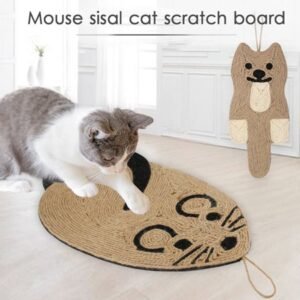Cat Natual Sisal Scratcher Board Scratching Post Mat Toy for Tower Climbing Tree Pad Cooling Litter Mat Lounger Pet