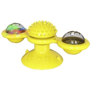 Pet Life ® ‘Windmill’ Rotating Suction Cup Spinning Cat Toy