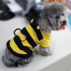 Yesbay Pet Hoodie Clothes Cute Fancy Puppy Apparel Costume Cat Dog Coat Outfit Bee Style