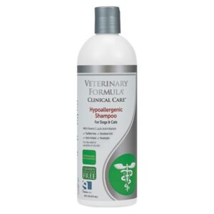 Veterinary Formula Clinical Care Hypoallergenic Shampoo for Dogs and Cats, 16 oz.